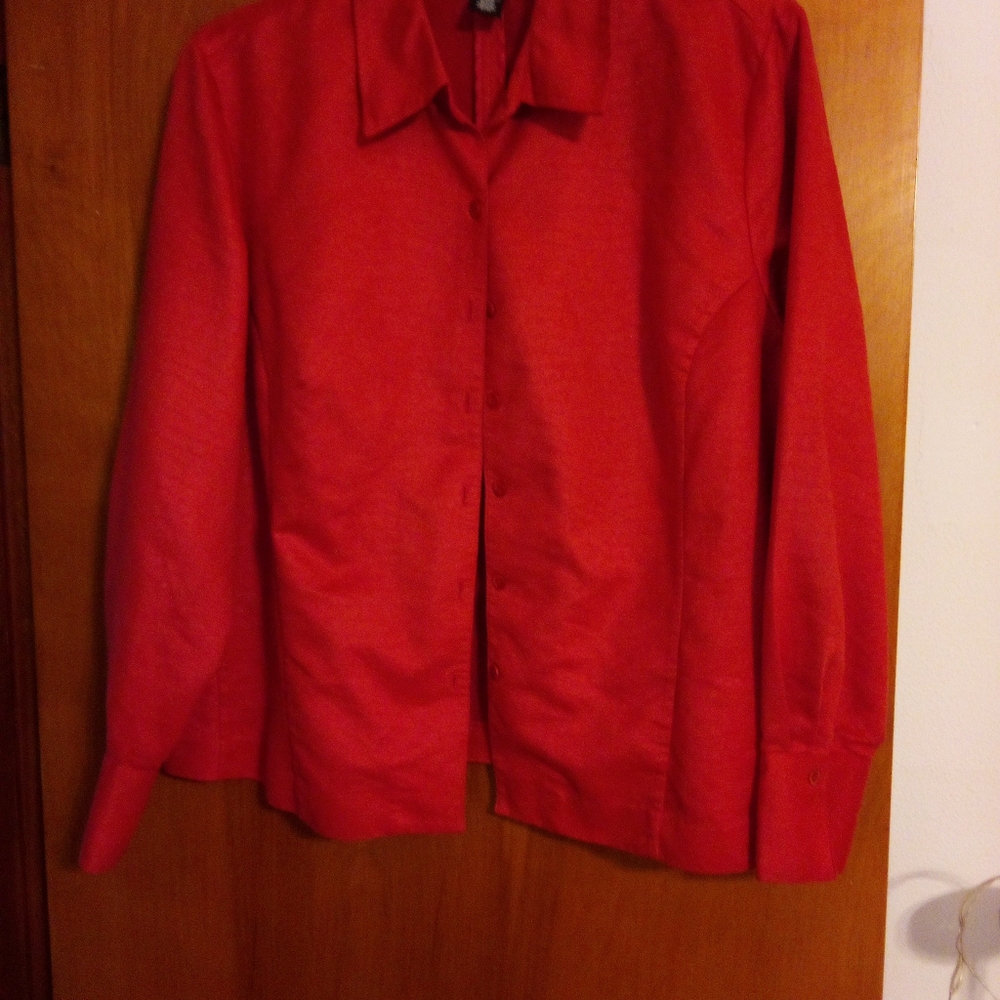 Red Ladies Blouse/Jacket
